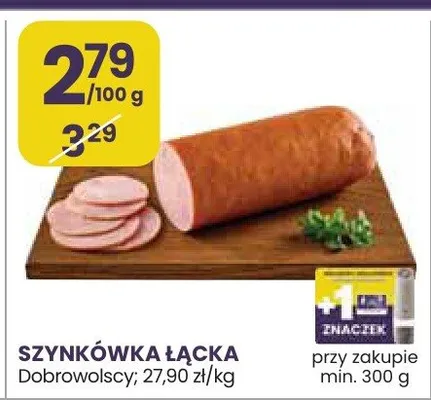 Szynkówka łącka Dobrowolscy promocja w Stokrotka