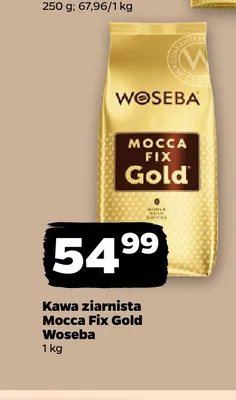 Kawa ziarnista Woseba Mocca Fix Gold promocja w Netto