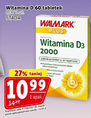 Witamina D3 2000 tabletki promocja w Prim Market