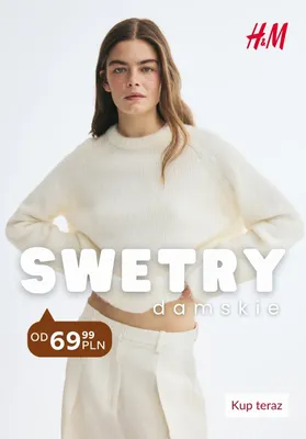 Swetry damskie H & M promocja w H&M