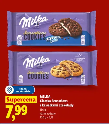 Ciastka Milka Sensations Oreo Creme promocja w Lidl