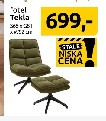 Fotel Tekla promocja w Black Red White