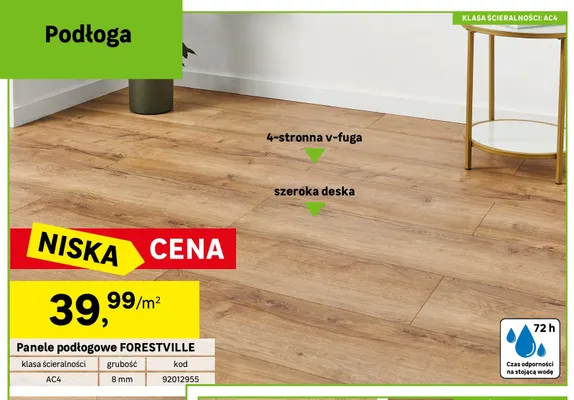 Panele podłogowe Forestville promocja w Leroy Merlin