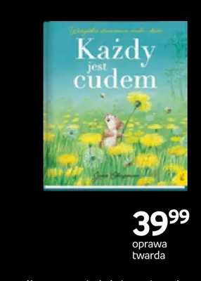 Książka Każdy jest cudem oprawa twarda promocja w Empik
