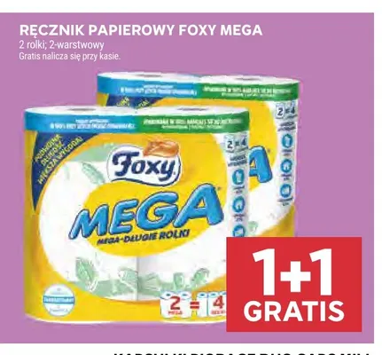Ręcznik papierowy 2-pak Foxy Mega promocja w Stokrotka