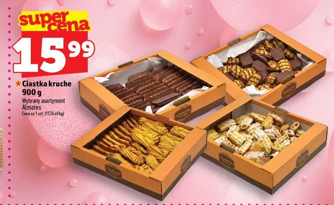 Ciastka kruche Almates promocja w TOPAZ
