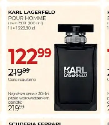 Woda toaletowa Karl Lagerfeld Pour Homme promocja w Drogerie Jawa