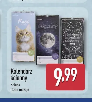 Kalendarz ścienny promocja w Aldi