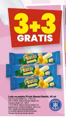 Lody na patyku Pirulo Banani Nestlé promocja w Twój Market