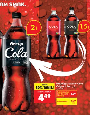 Napój gazowany Cola Original Zero promocja w Biedronka