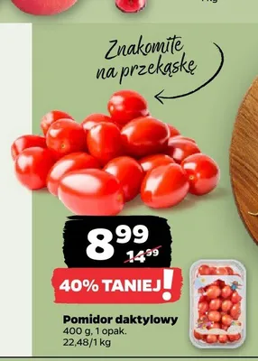 Pomidor daktylowy promocja w Netto