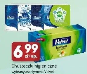 Chusteczki higieniczne Velvet wybrane rodzaje promocja w Avita