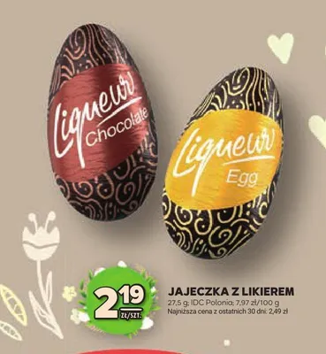 Jajeczka z likierem promocja w Stokrotka