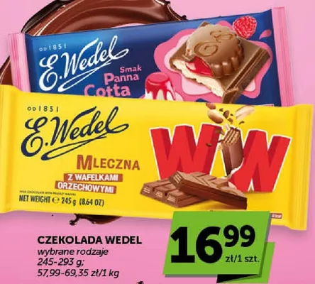 Czekolada mleczna z wafelkami orzechowymi promocja w ABC