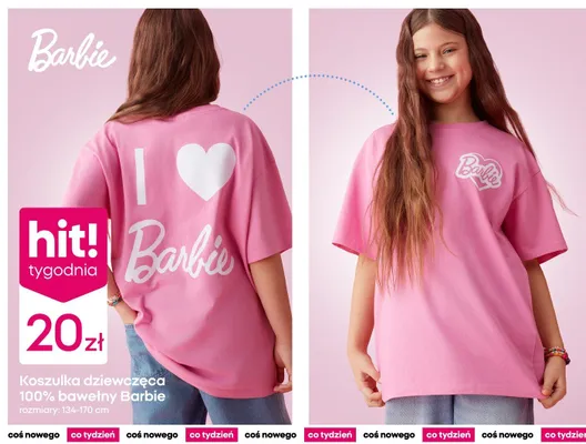 Koszulka dziewczęca 100% bawełny  promocja w Pepco