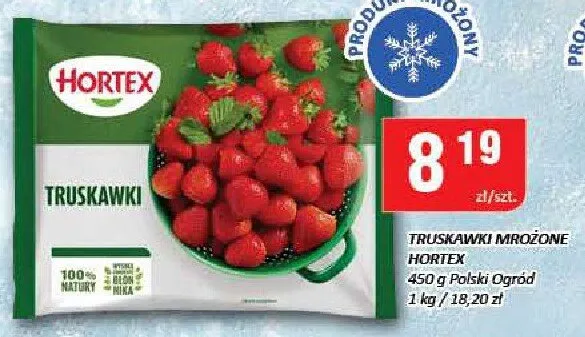 Truskawki mrożone promocja w Chorten