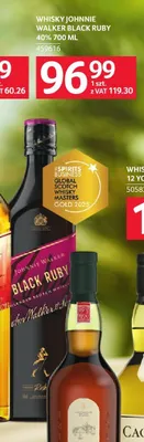 Whisky Johnnie Walker Black Ruby promocja w Selgros
