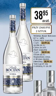 Wódka Biały Bocian promocja w Dino