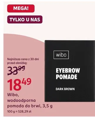 Wodoodporna pomada do brwi promocja w Rossmann