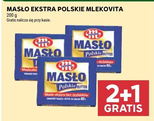 Masło ekstra polskie promocja w Stokrotka