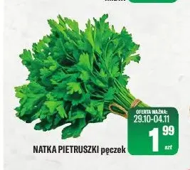 Natka pietruszki promocja w Tomi Markt
