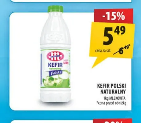 Kefir Polski naturalny Mlekovita promocja w Arhelan