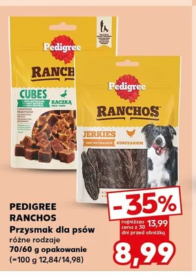 Przysmak dla psów Pedigree Ranchos Jerkies promocja w Kaufland