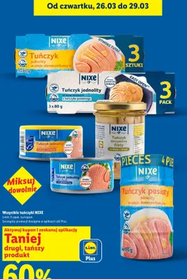 Tuńczyk jednolity z tuńczyka pasiastego promocja w Lidl
