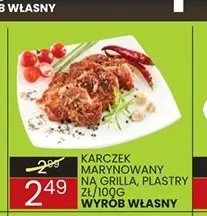 Karczek marynowany na grilla plastry Wyrób Własny promocja w Wafelek