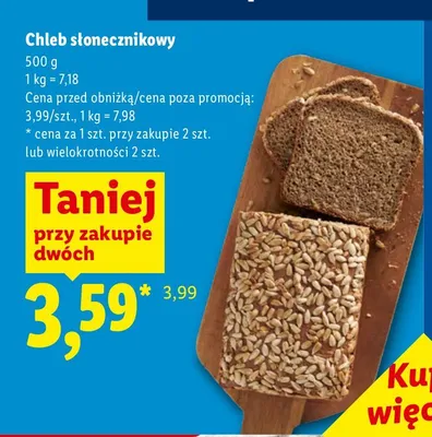Chleb słonecznikowy promocja w Lidl