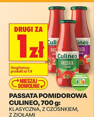 Passata pomidorowa z czosnkiem promocja w Biedronka