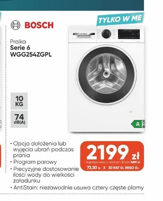Pralka Bosch Serie 6 WGG254ZGPL promocja w Max Elektro