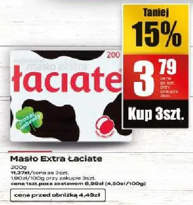 Masło extra promocja w Supeco
