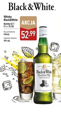 Whisky Black&White promocja w Aldi