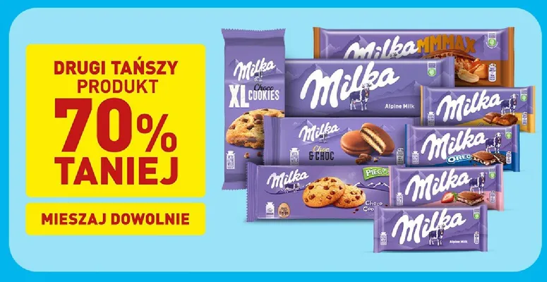 Słodycze Milka promocja w Aldi
