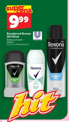 Dezodorant Rexona Men Quantum Dry promocja w TOPAZ