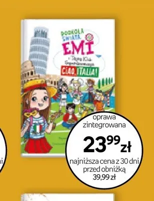 Książka Emi i Tajny Klub Superdziewczyn Ciao Italia! promocja w Empik