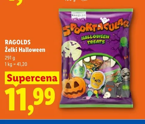 Żelki Halloween Ragolds Spooktacular promocja w Lidl