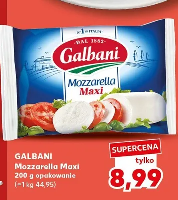 Mozzarella Maxi promocja w Kaufland