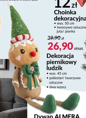 Dekoracja piernikowy ludzik promocja w Salony Agata
