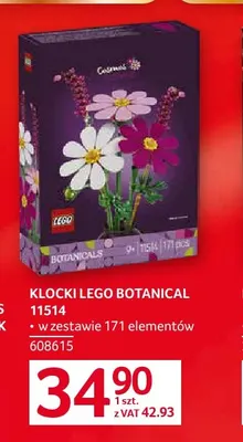 Klocki LEGO Botanical 11514 promocja w Selgros