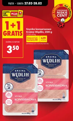 Szynka konserwowa promocja w Biedronka