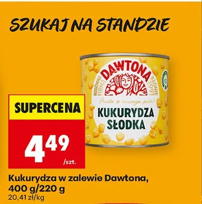 Kukurydza słodka w zalewie promocja w Biedronka