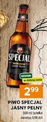 Piwo Specjal jasny pełny promocja w Stokrotka