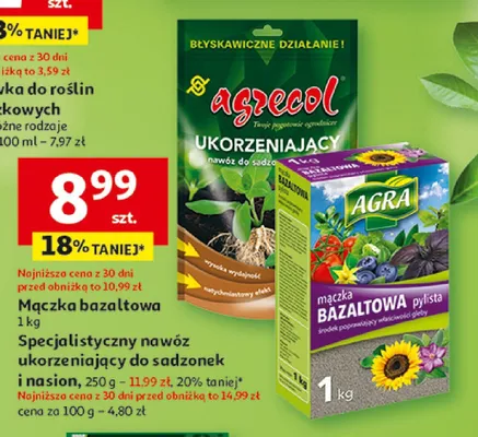 Mączka bazaltowa pylista promocja w Auchan