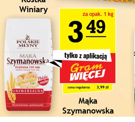 Mąka Szymanowska Polskie Młyny promocja w Gram Market