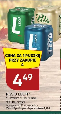 Piwo Lech Pils promocja w Chata Polska