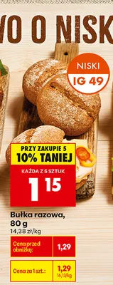 Bułka razowa promocja w Biedronka