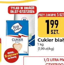 Cukier biały Polski Cukier promocja w Społem Częstochowa