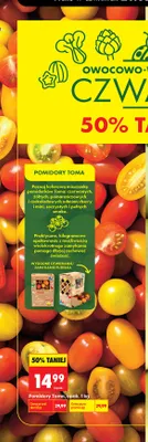 Pomidory Toma promocja w Biedronka